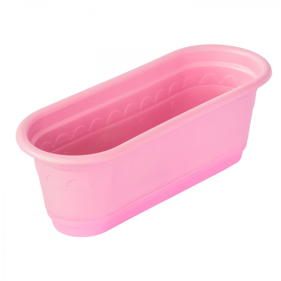 Flower pot with an oval tray (30 sm)