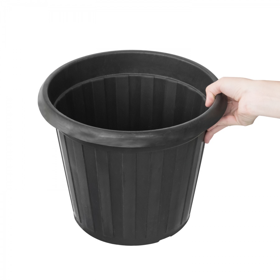 Pot-tub for colors, black (d310)