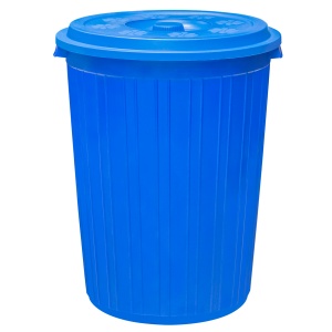 Пластиковые мусорные баки Мусорный бак с крышкой, цветной (75 л.)