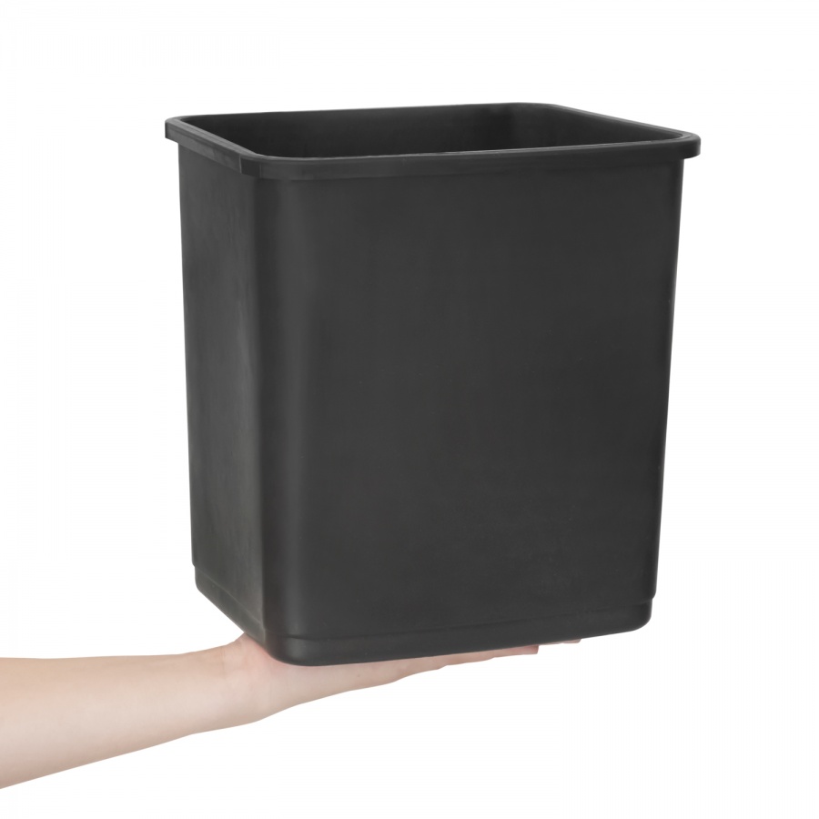 Garbage bin, black (7 l.)