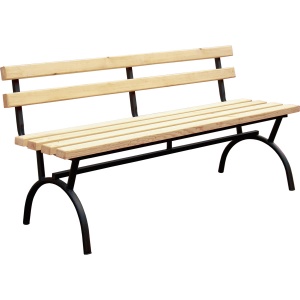 Benches Bench street with back (6 beams)