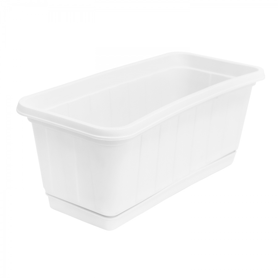 Flower pot with a rectangular tray (43 sm)