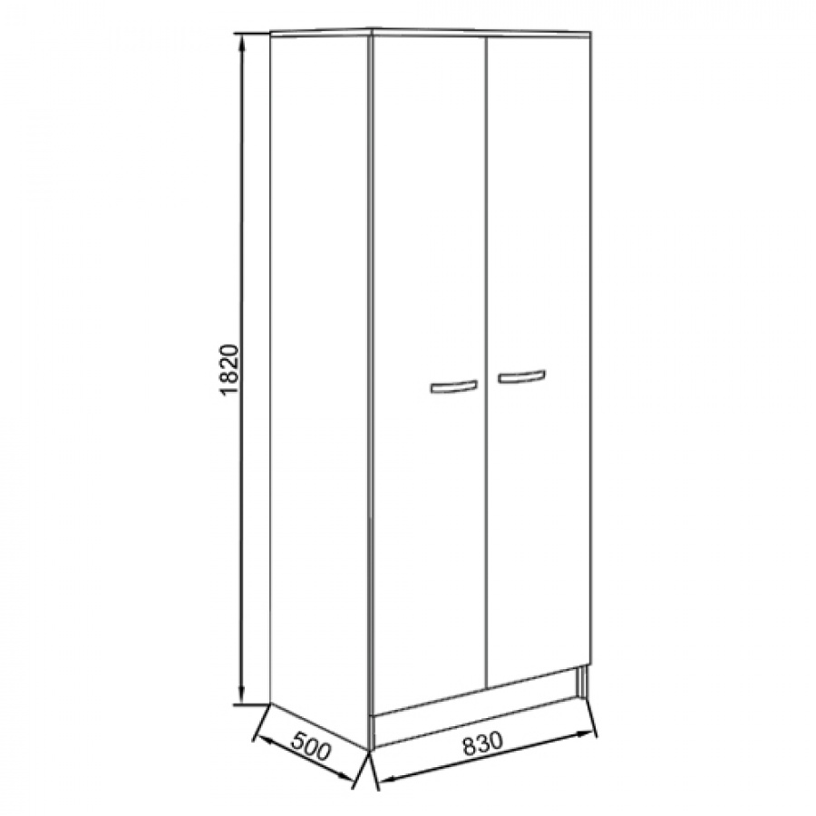 Шкаф для одежды КУЛ ШО-2